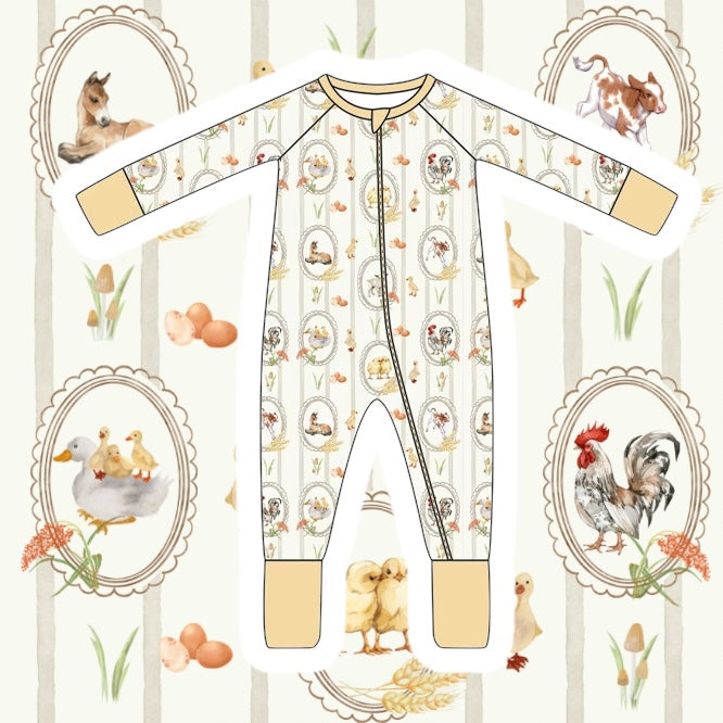 Farm Cuties Bamboo Zippy PREORDER